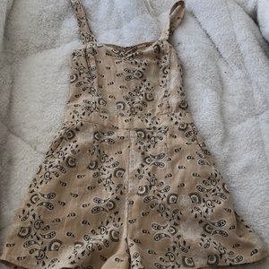 Cute bandana pattern romper